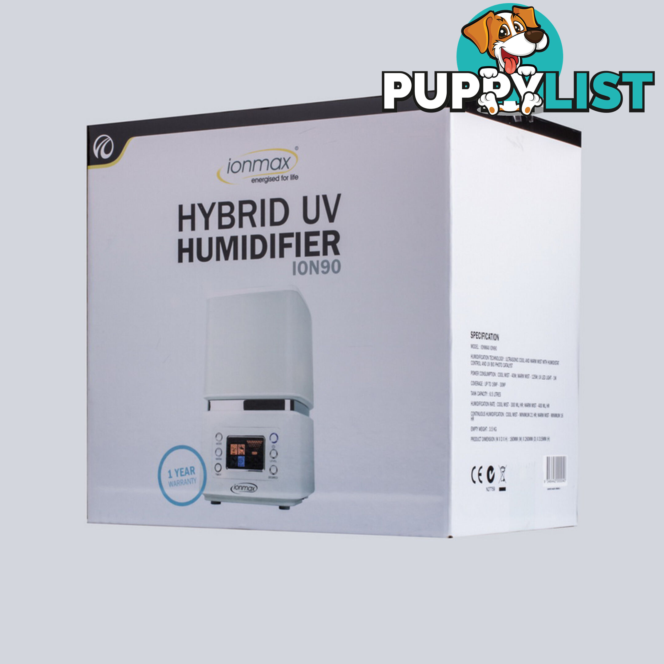 Ionmax ION90 Hybrid UV Humidifier