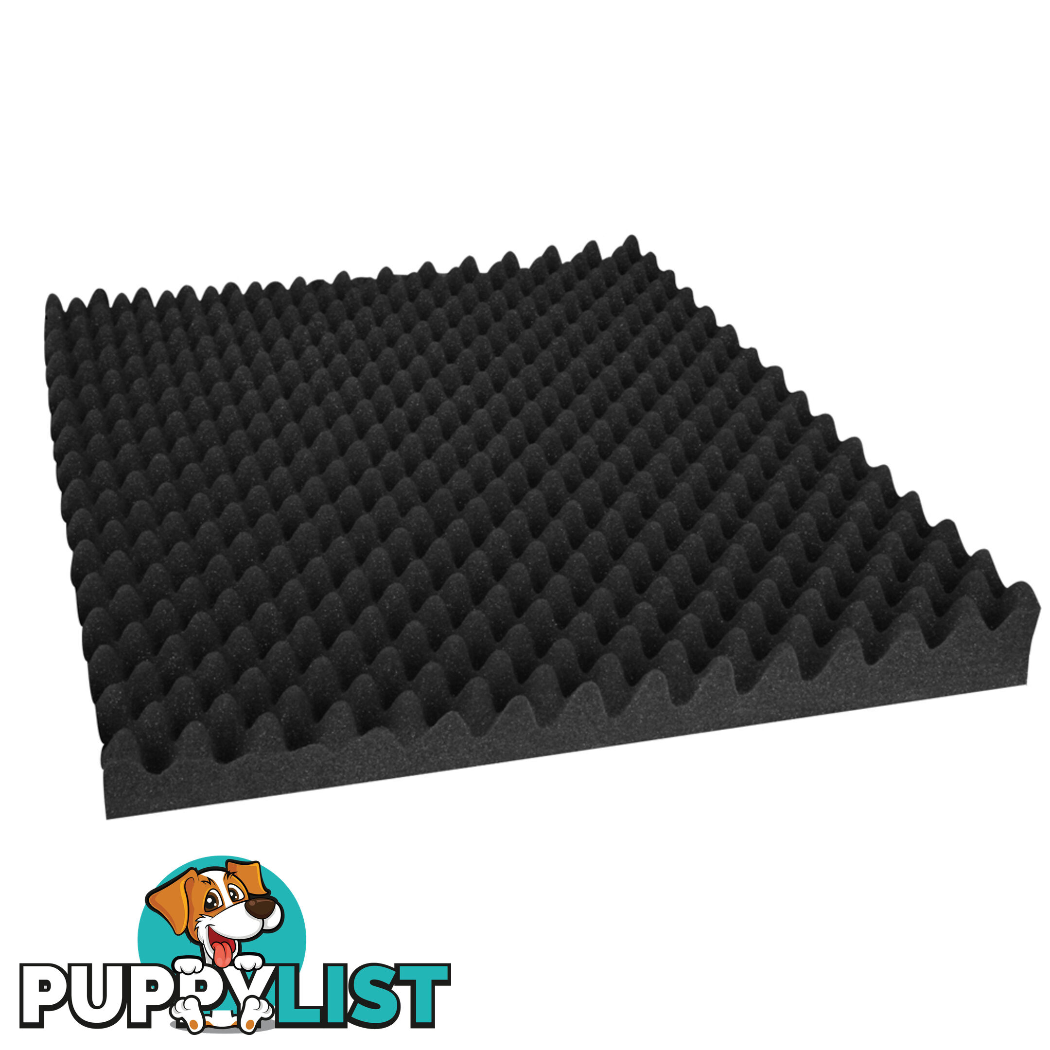 Studio 10 Eggshell Acoustic Foam Black 50 x 50cm