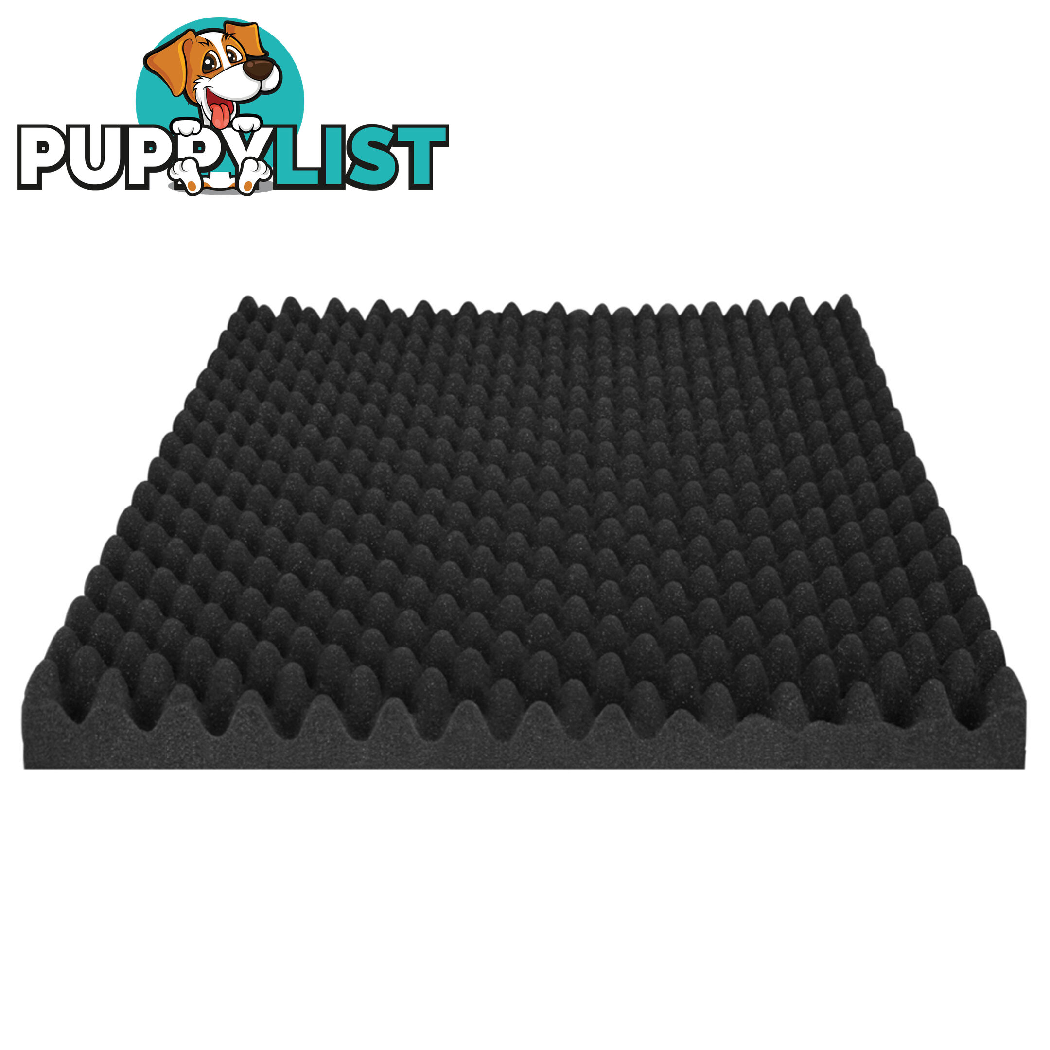 Studio 10 Eggshell Acoustic Foam Black 50 x 50cm