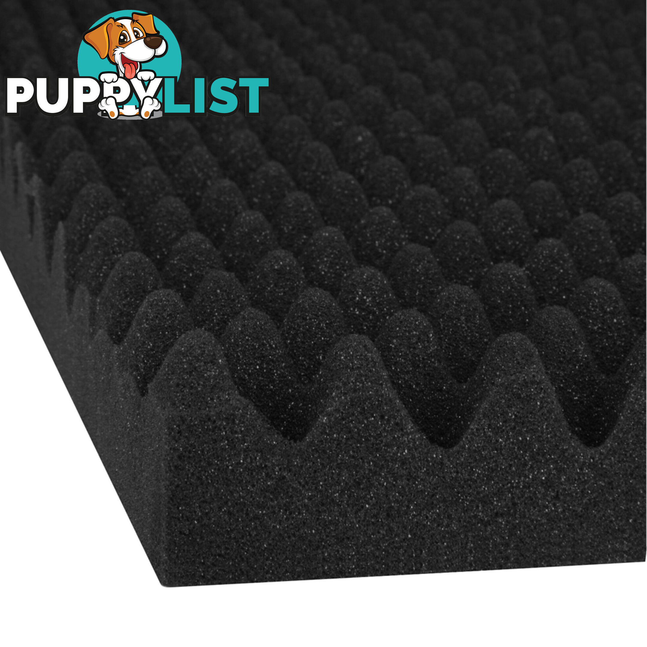 Studio 10 Eggshell Acoustic Foam Black 50 x 50cm