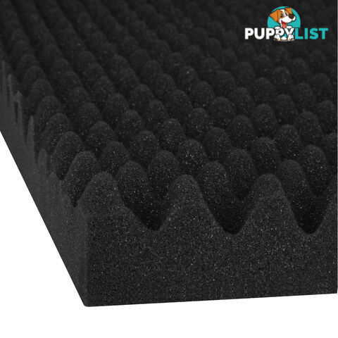 Studio 10 Eggshell Acoustic Foam Black 50 x 50cm