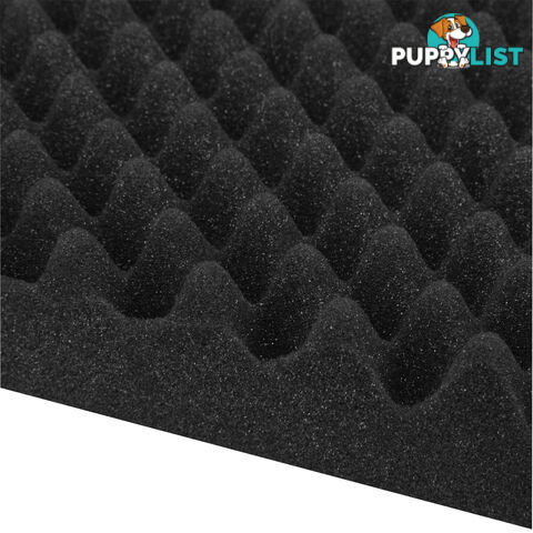 Studio 10 Eggshell Acoustic Foam Black 50 x 50cm