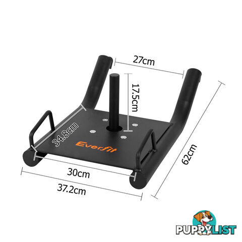 Fitness Power Sled Black