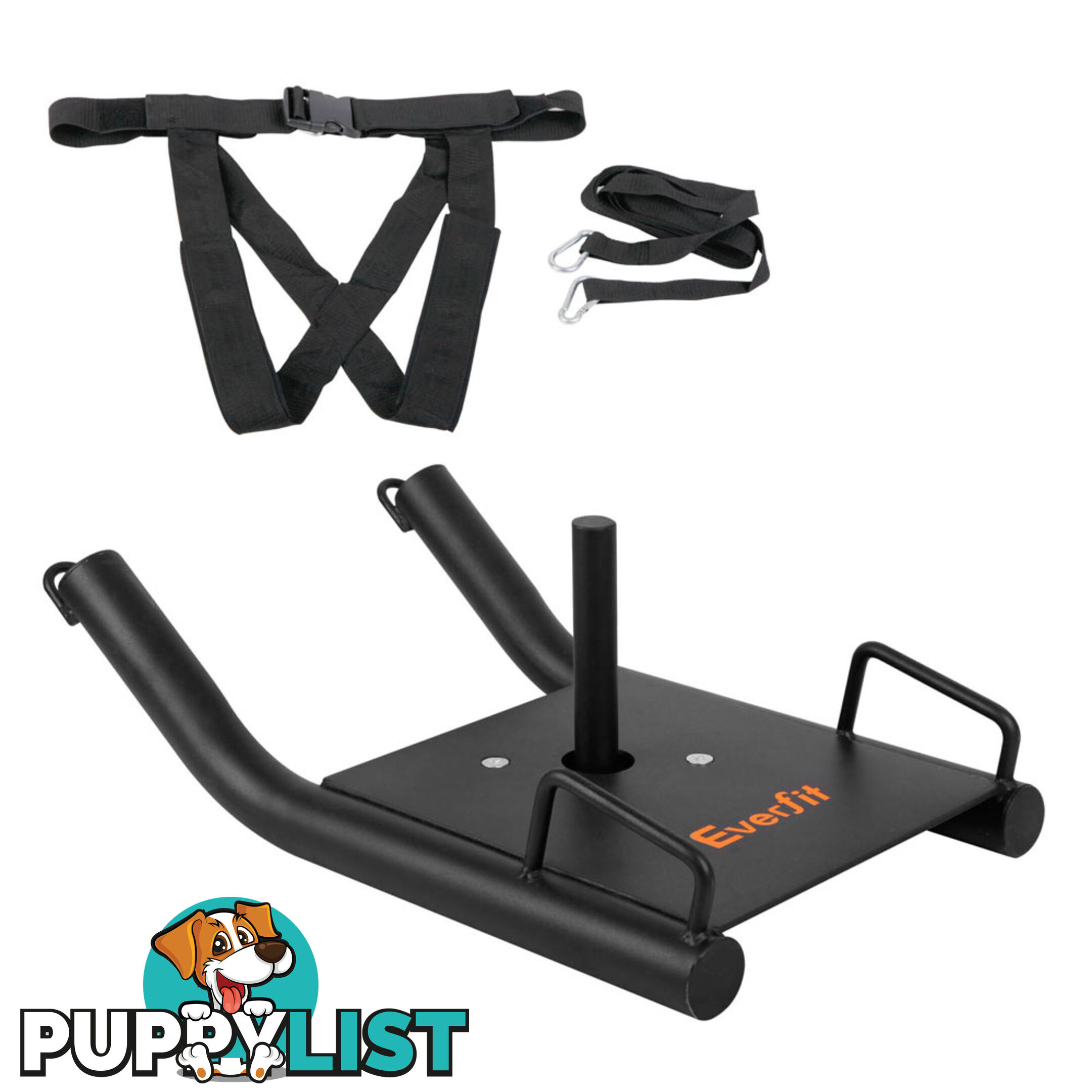 Fitness Power Sled Black