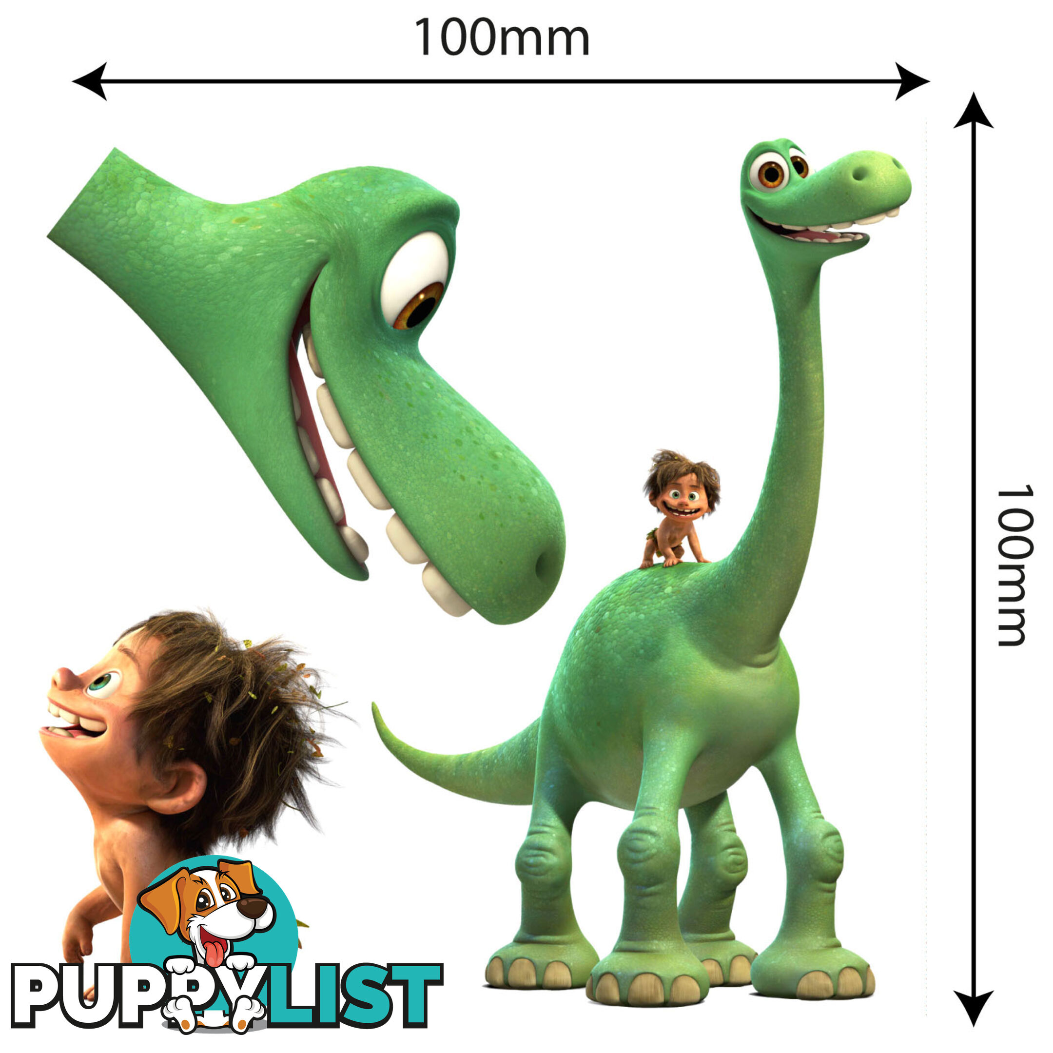 10 X The Good Dinosaur MOVABLE and Reusable Toy box - Wall Stickers