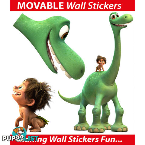 The Good Dinosaur MOVABLE and Reusable Toy box - Wall Stickers