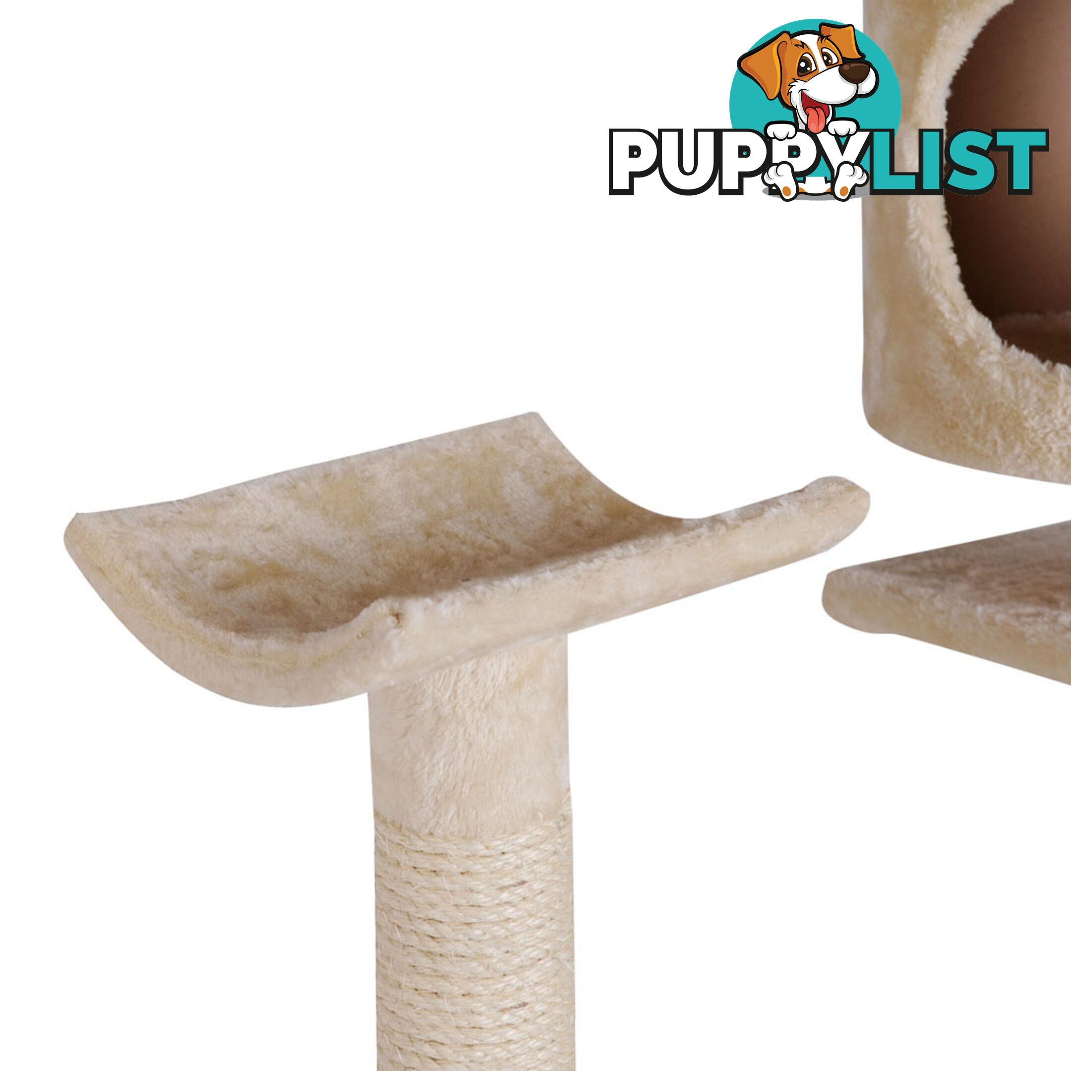 Cat Scratching Poles Post Furniture Tree 170cm Beige