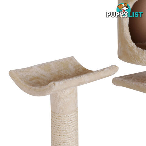 Cat Scratching Poles Post Furniture Tree 170cm Beige