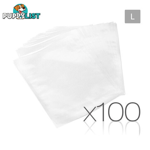 100 x Commercial Grade Food Sealer Bags Precut Vacuum Saver Storage 28 x 40cm