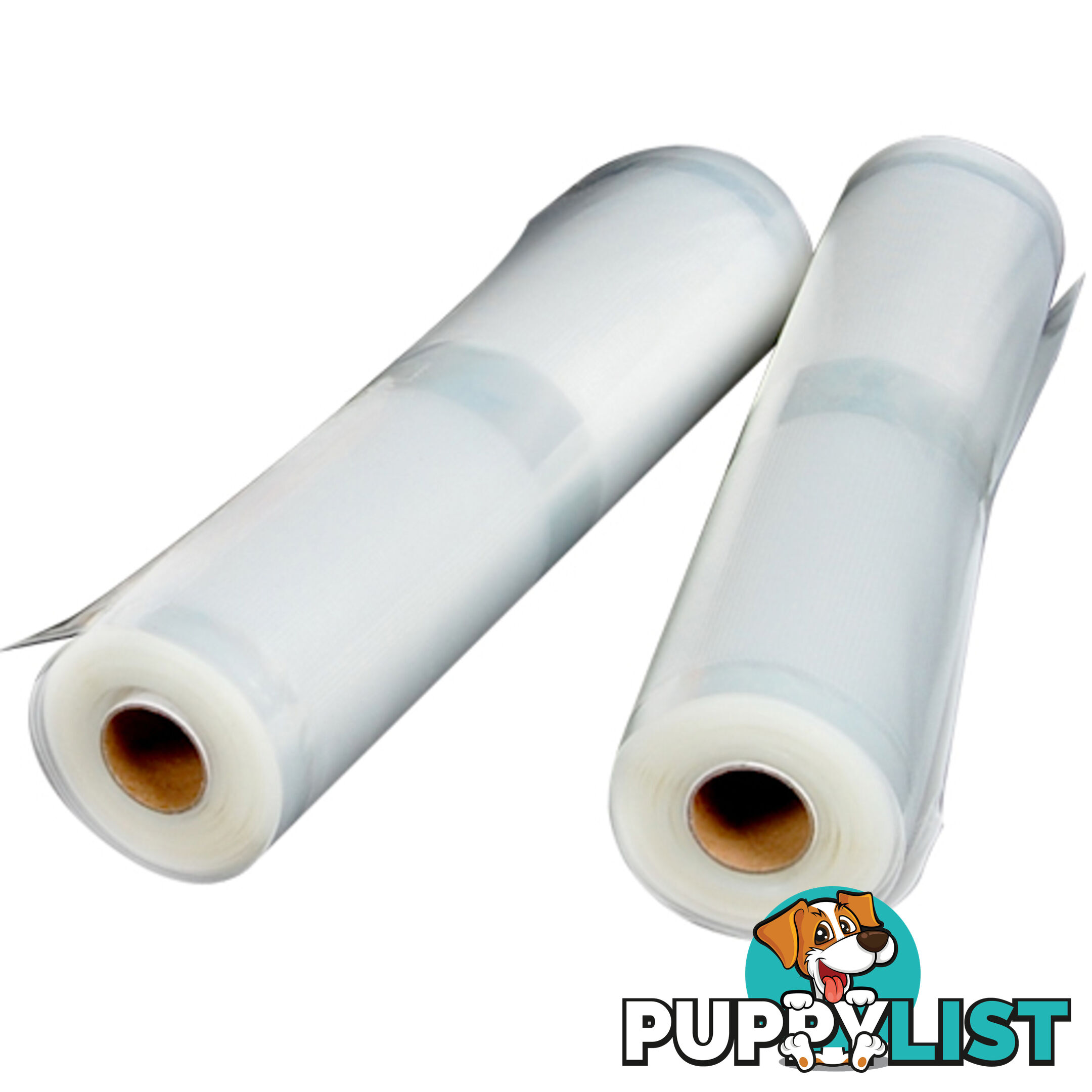 2 x Commercial Vacuum Food Sealer Bag Storage Reusable Heat Rolls 6m x 22cm