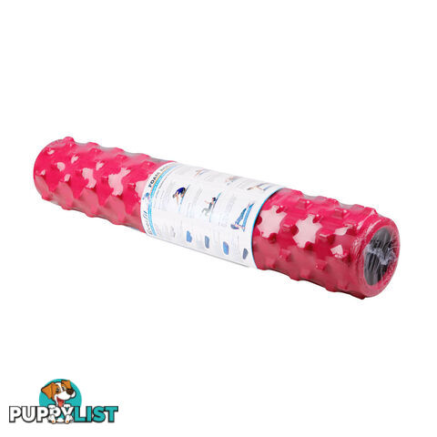 Yoga Gym Pilates EVA Stick Foam Roller Pink 79 x 13cm