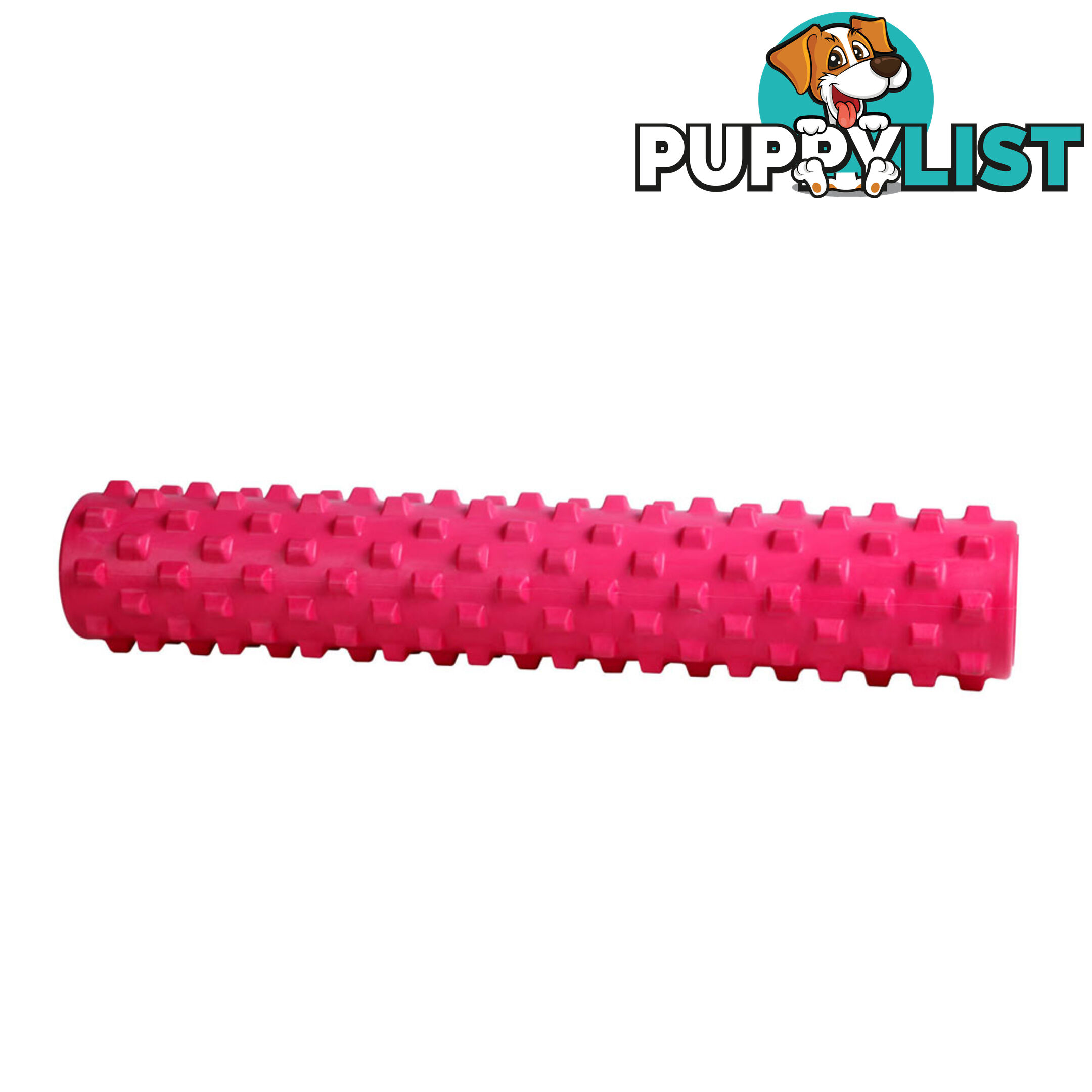 Yoga Gym Pilates EVA Stick Foam Roller Pink 79 x 13cm