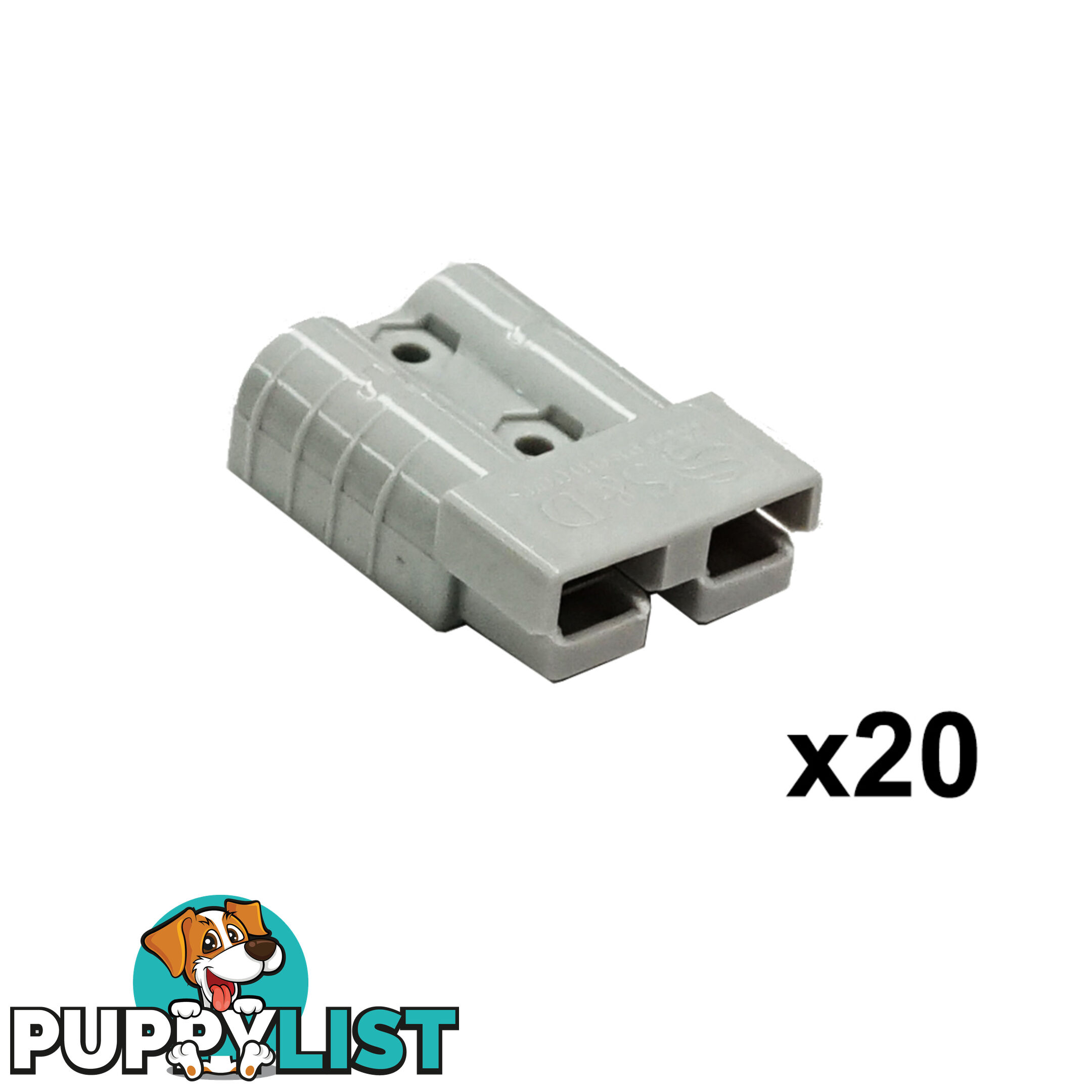 New 20X 50AMP Premium Anderson Style Plug Exterior Connector DC Power Solar