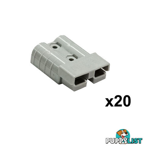 New 20X 50AMP Premium Anderson Style Plug Exterior Connector DC Power Solar