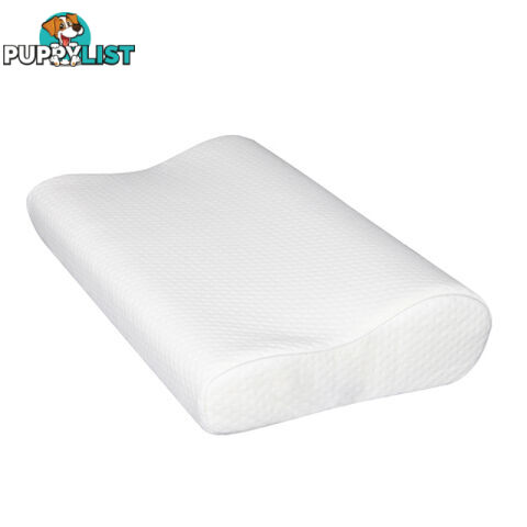 2 x Luxury Visco Elastic Memory Foam Contour Pillows 10cm Thick High Density