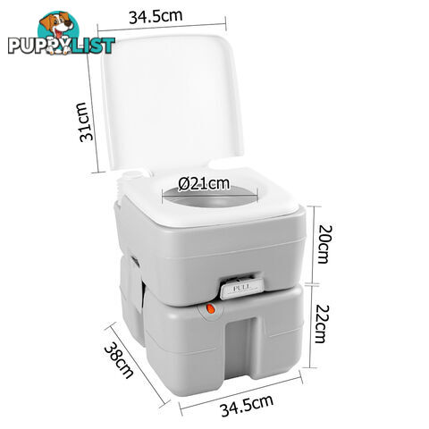 Weisshorn 20L Portable Camping Toilet