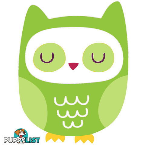 Green Owl Wall Stickers - Totally Movable