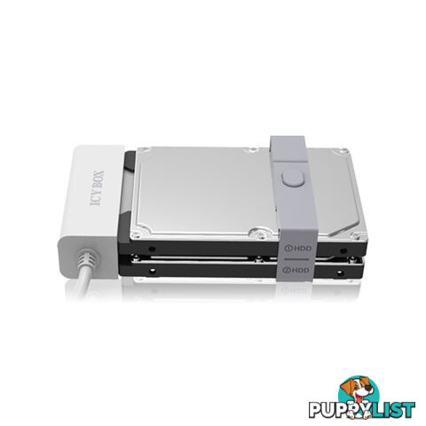 ICY BOX (IB-AC622-U3)Dual-Adapter 2.5in SATA HDD/SSD USB 3.0 Host JBOD Function