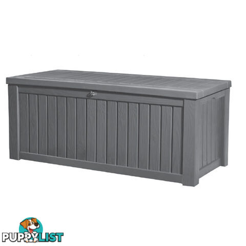 Keter Rockwood Storage Box Anthracite Grey