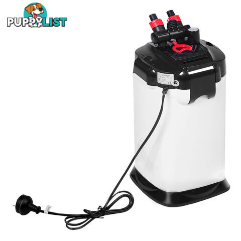 Aquarium Fish Tank External Canister Filter 1200LPH White