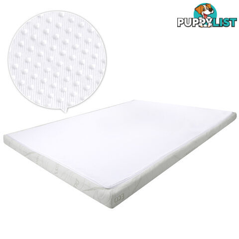 8cm Cool Gel Memory Foam Mattress Topper Eco-Friendly Bamboo Fabric Cover Queen