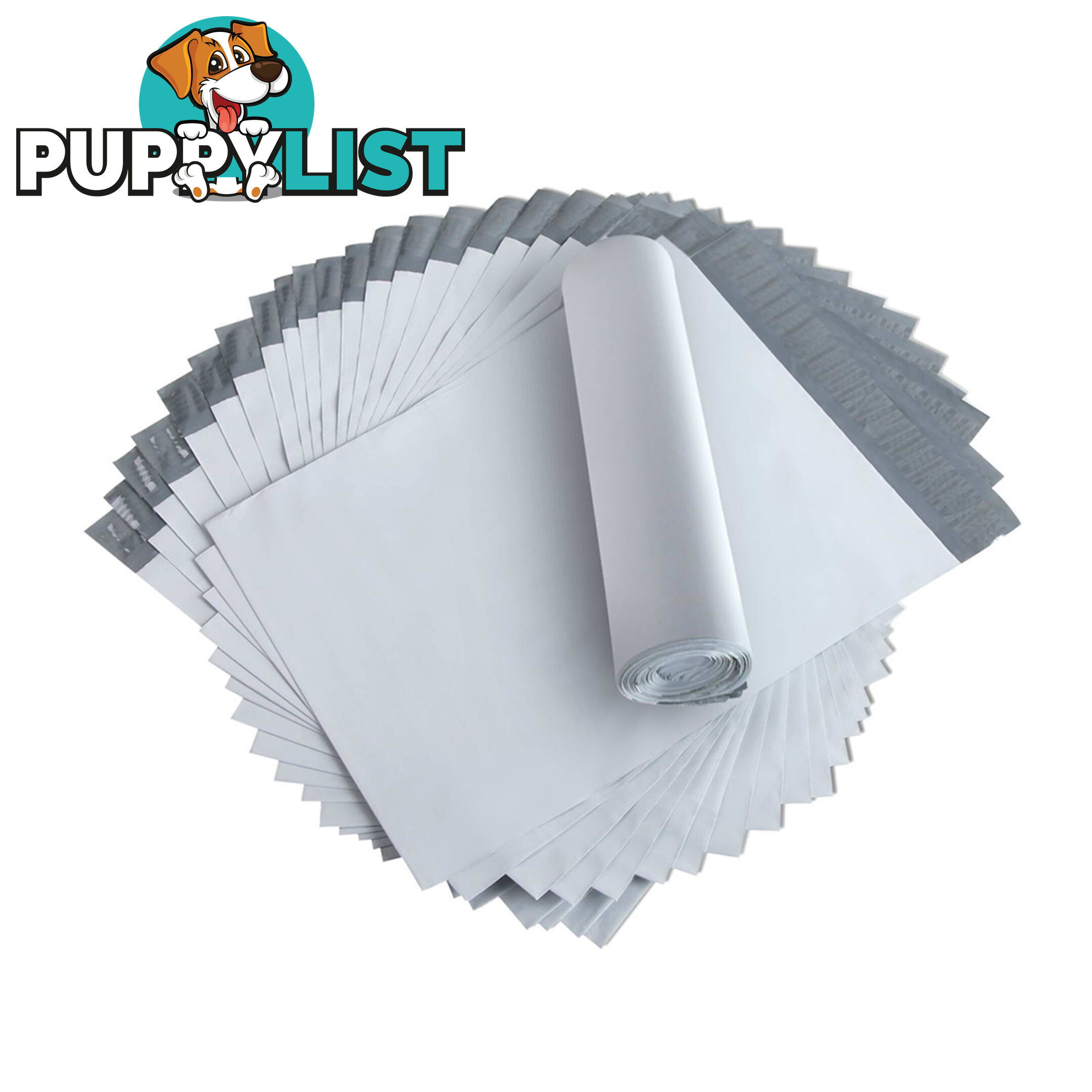 Set of 200 Poly Mailer Bags - 225 x 330mm