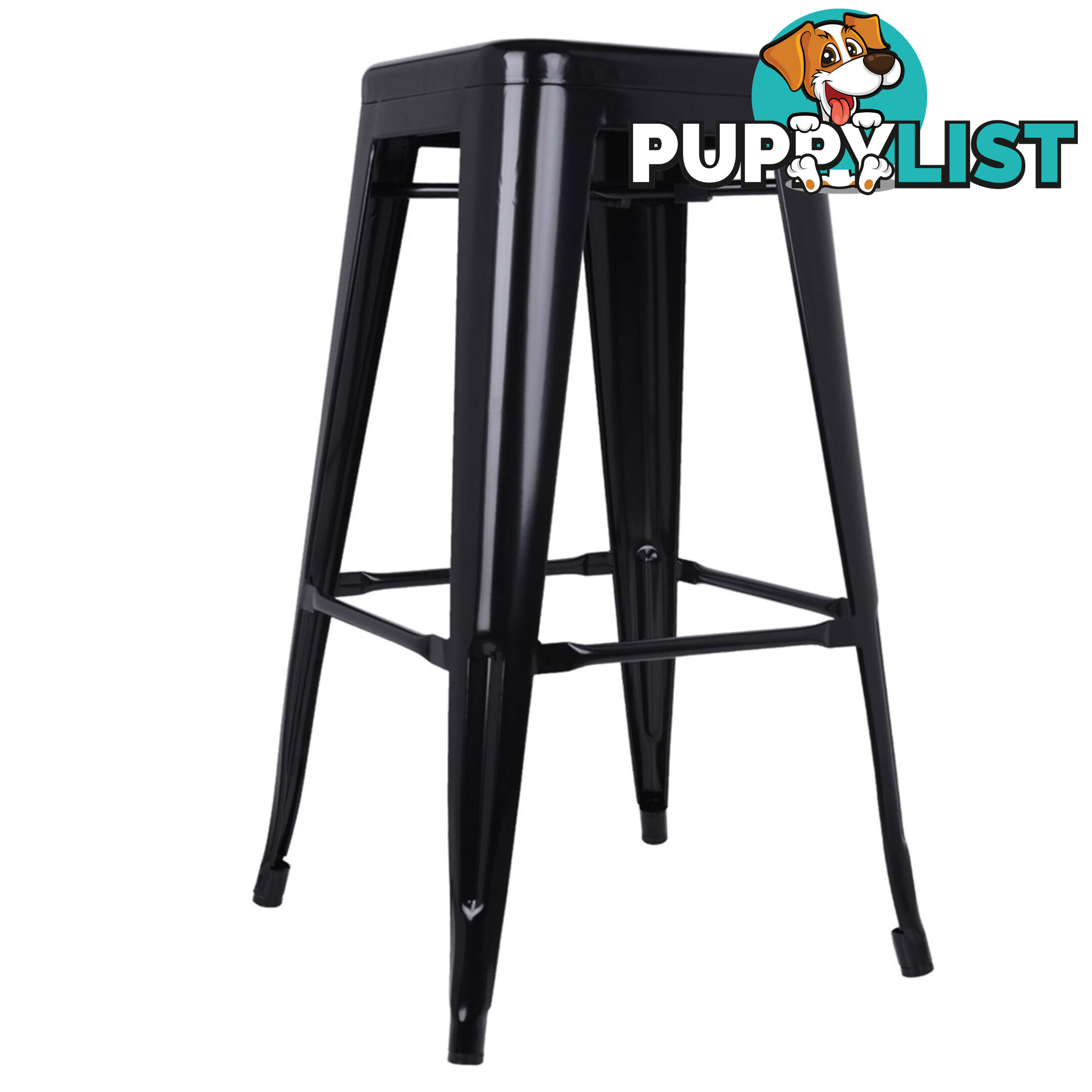 2xMetal Steel Bar Stool Replica Xavier Pauchard Cafe Home Kitchen Bar Chair 76cm