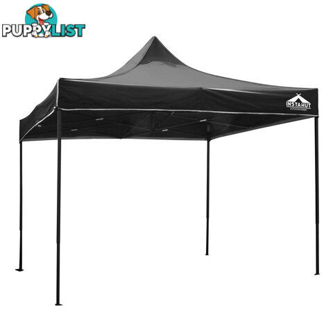 3m x 3m Pop-up Garden Outdoor Gazebo Black