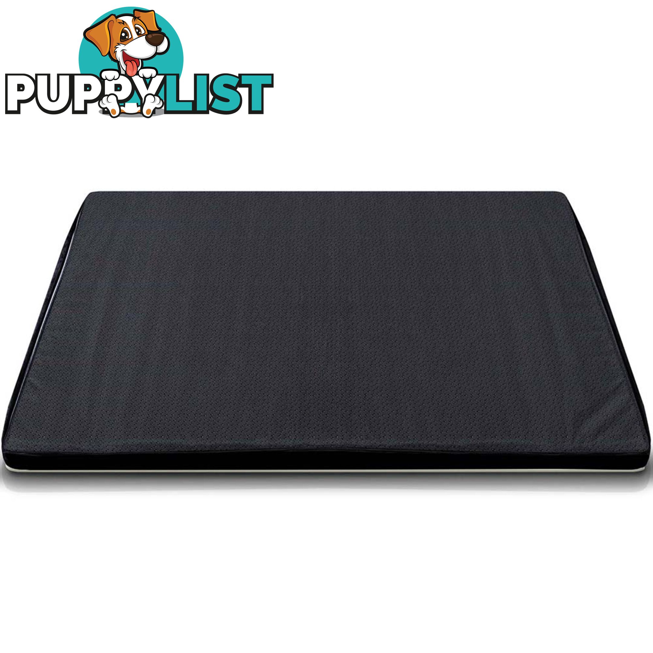 Pet Memory Foam Mattress Dog Bed Medium Cat Sleep Pad Mat Anti Skid Black