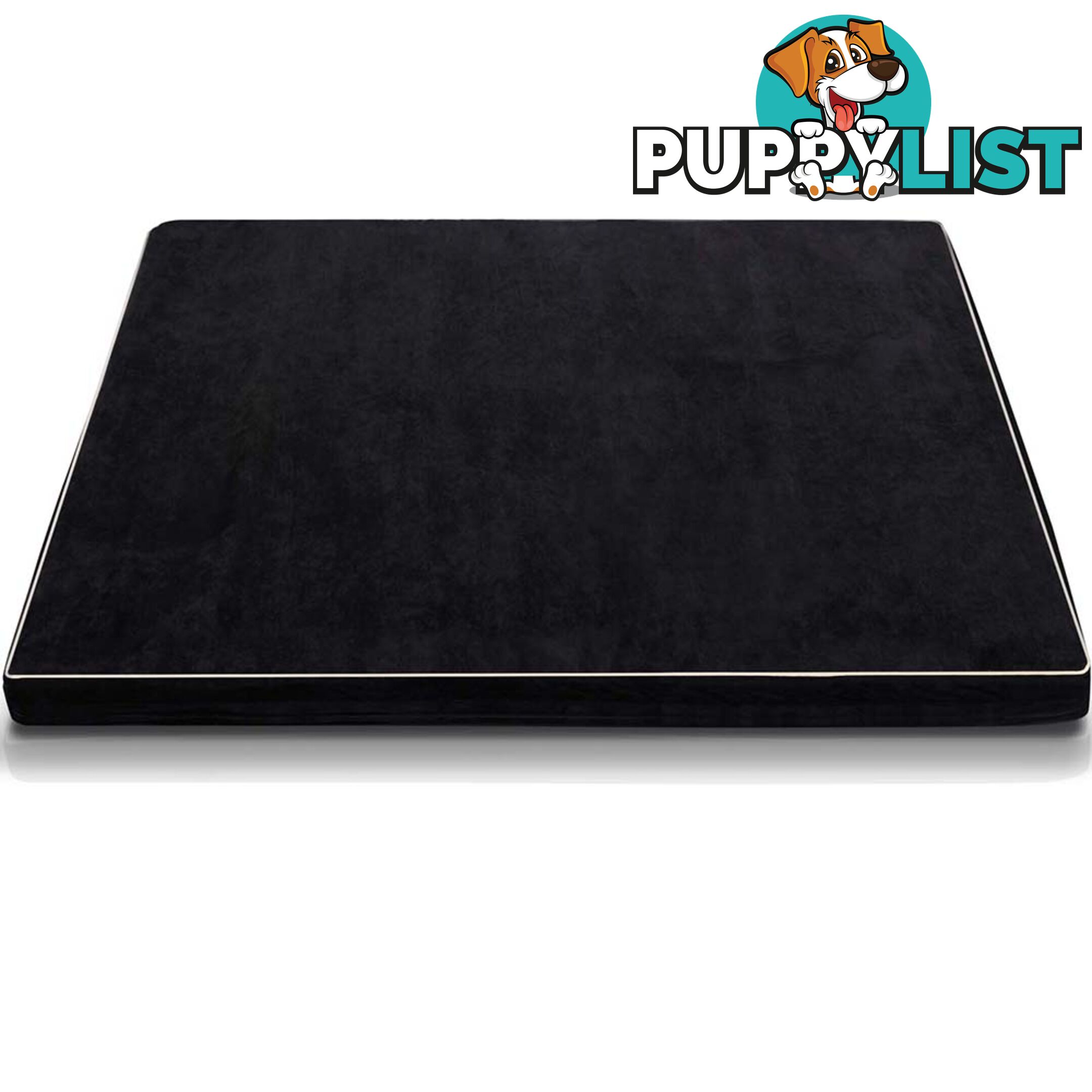 Pet Memory Foam Mattress Dog Bed Medium Cat Sleep Pad Mat Anti Skid Black