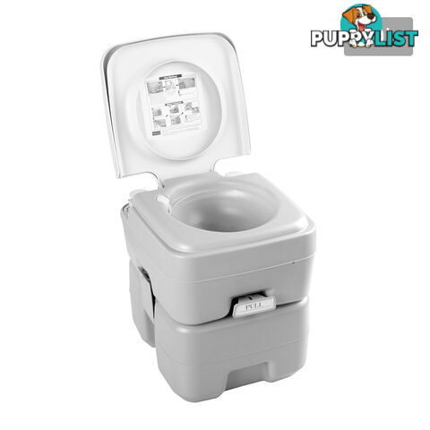 Weisshorn 20L Portable Outdoor Camping Toilet Potty Caravan Boating Travel Camp