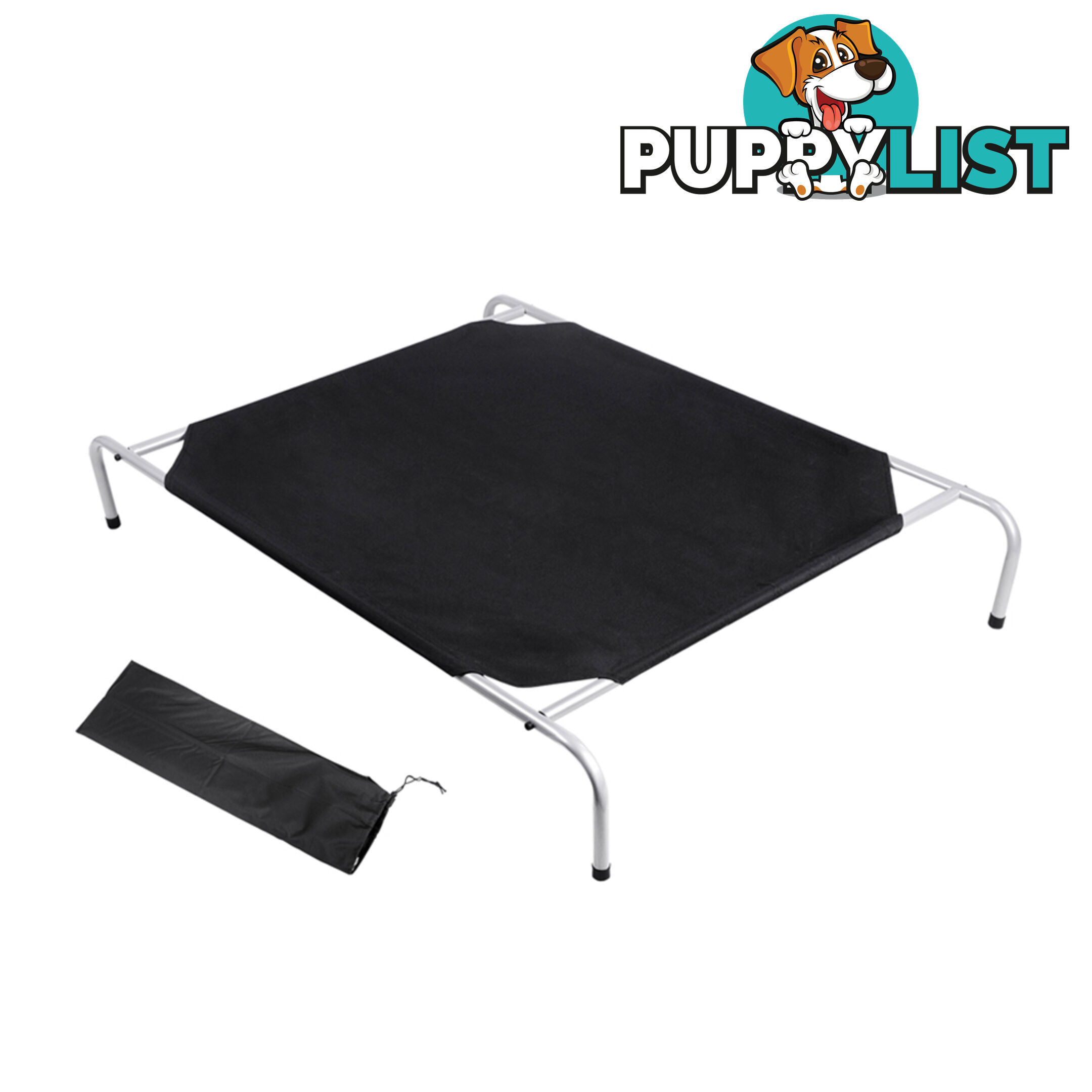 Medium Heavy Duty Frame Pet Puppy Bed Dog Cat Trampoline Hammock 85 x 60cm