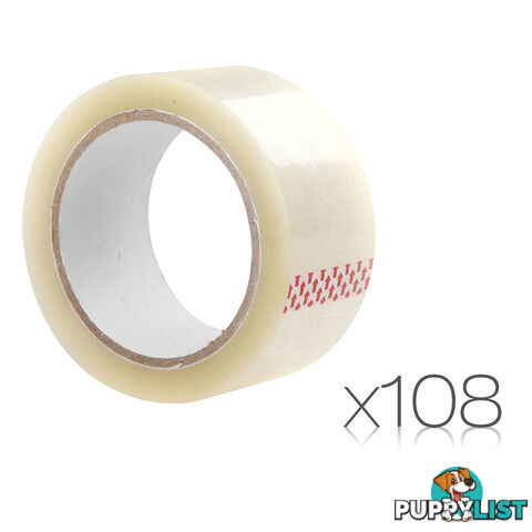 108 Rolls Transparent Packing Tape