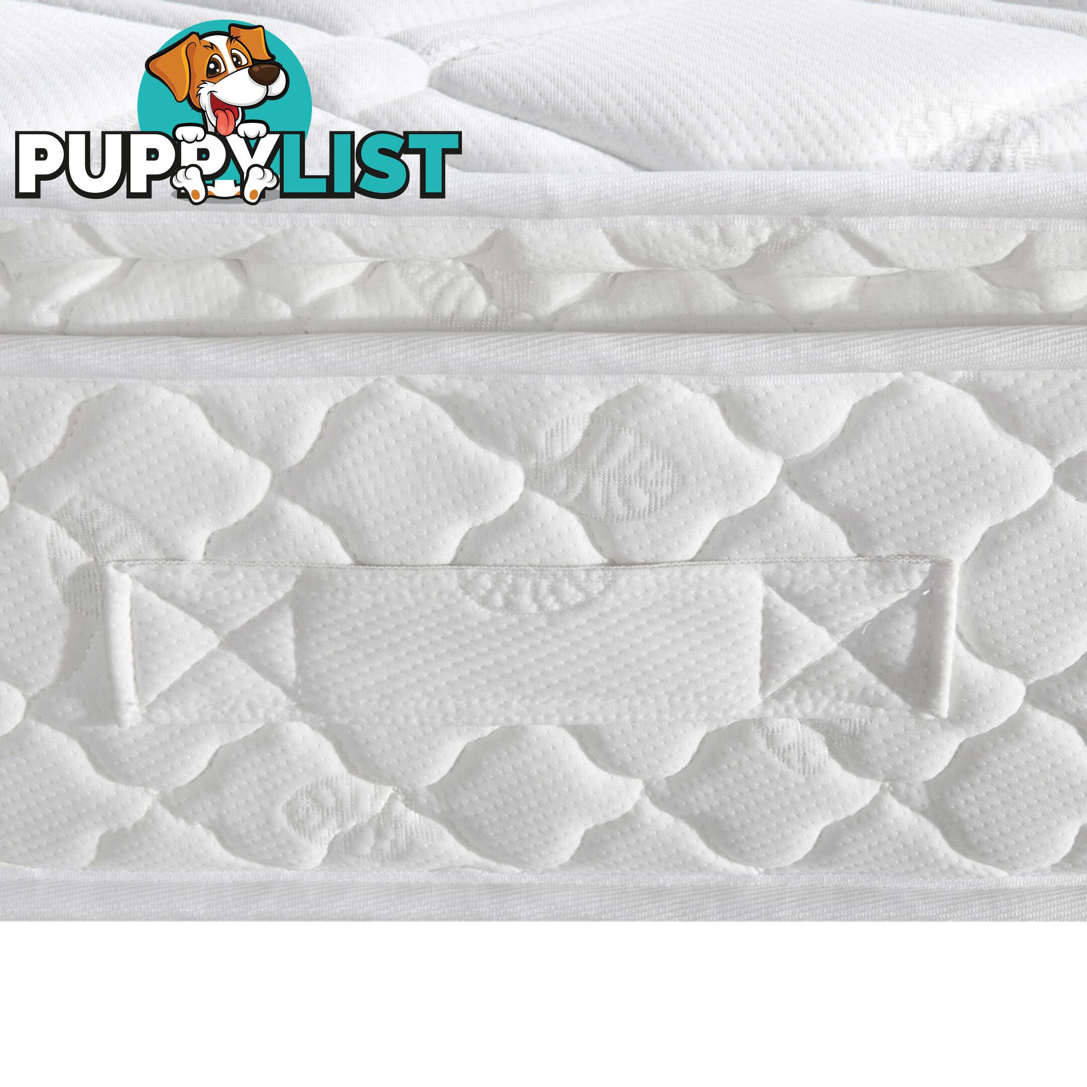 Medium Firm 24cm Mattress Pillow Top High Density Foam Pocket Spring Bed Double