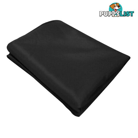 6 Pcs Wedding Table Cloth Rectangle 259cm Black