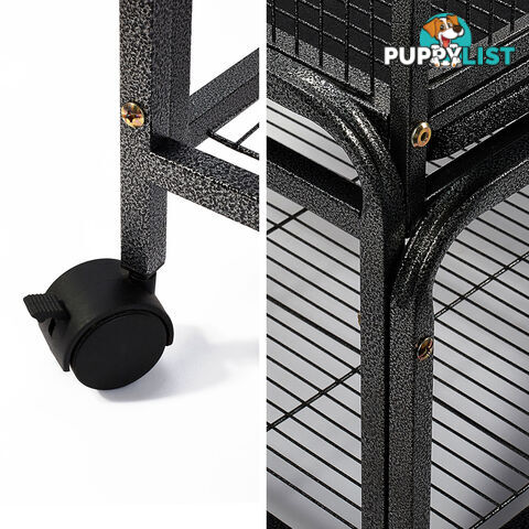 Pet Bird Cage Black Large - 140CM