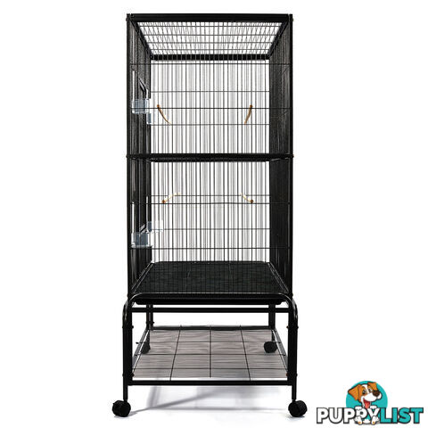 Pet Bird Cage Black Large - 140CM