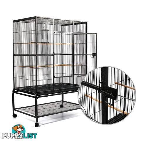 Pet Bird Cage Black Large - 140CM