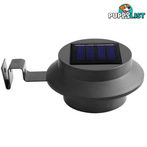 4 x LED Solar Powered Fence Gutter Light Garden Yard Wall Pathway Outdoor Lamp