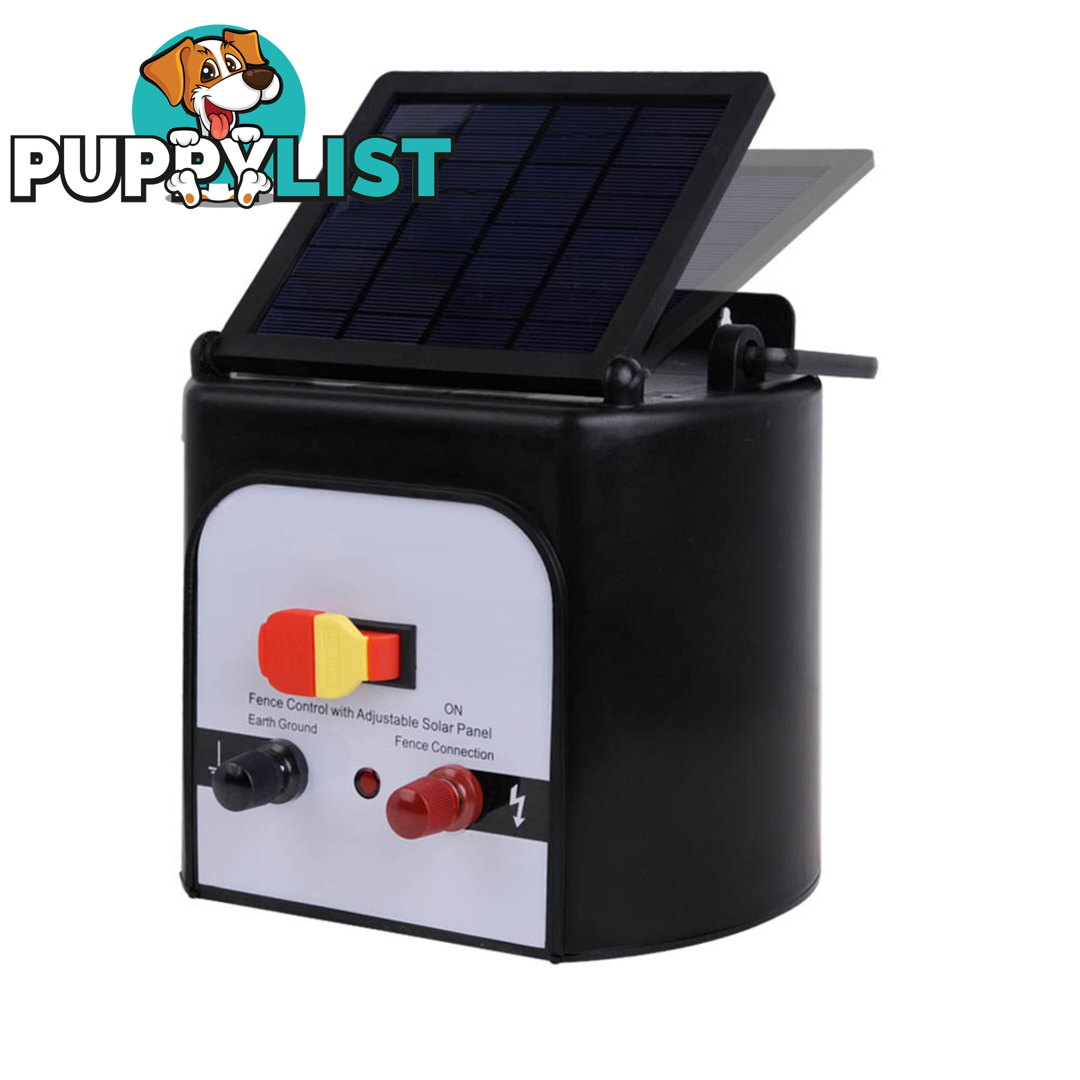 Solar Power 15Km Electric Fence Farm Animal Pet Energiser Energizer Charger 0.8J