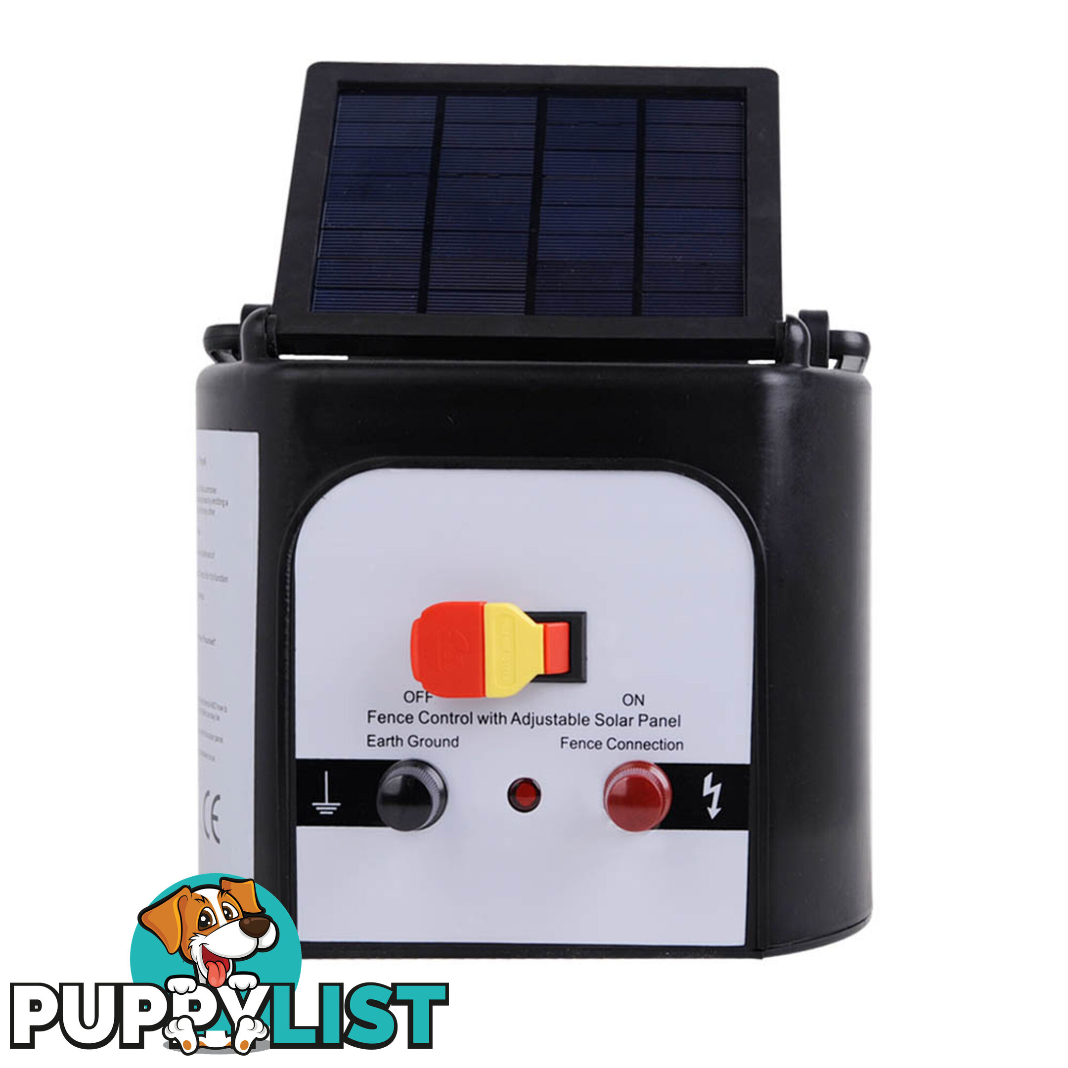 Solar Power 15Km Electric Fence Farm Animal Pet Energiser Energizer Charger 0.8J