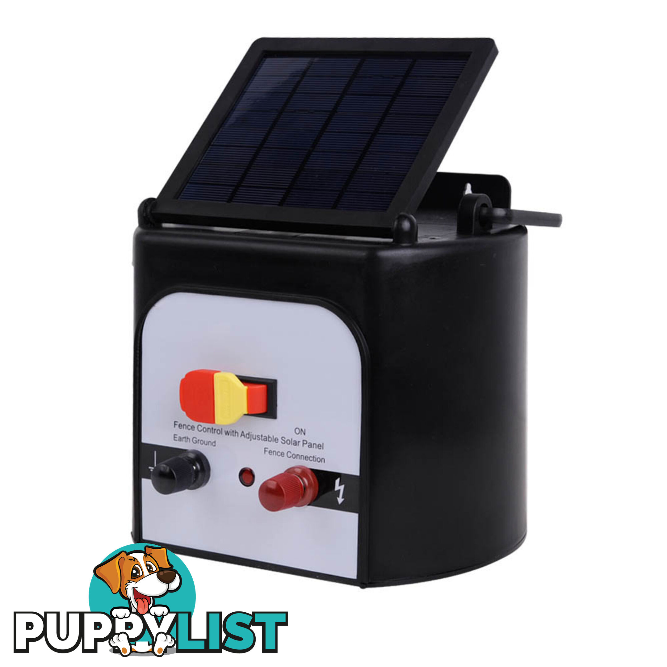 Solar Power 15Km Electric Fence Farm Animal Pet Energiser Energizer Charger 0.8J