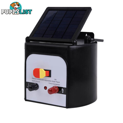 Solar Power 15Km Electric Fence Farm Animal Pet Energiser Energizer Charger 0.8J