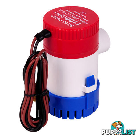 1100GPH 12V Bilge Water Pump Submersible Fishing Boat Marine Camping Caravan