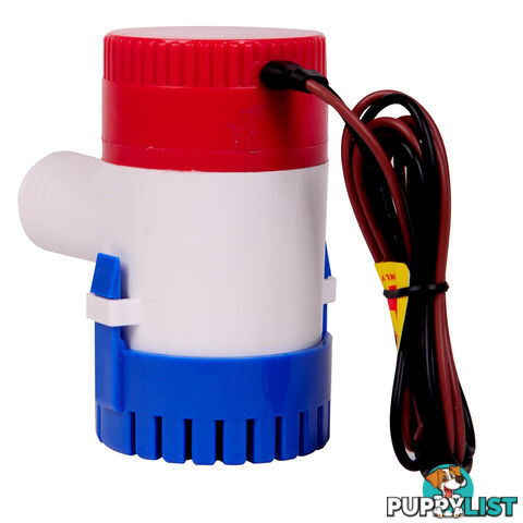 1100GPH 12V Bilge Water Pump Submersible Fishing Boat Marine Camping Caravan