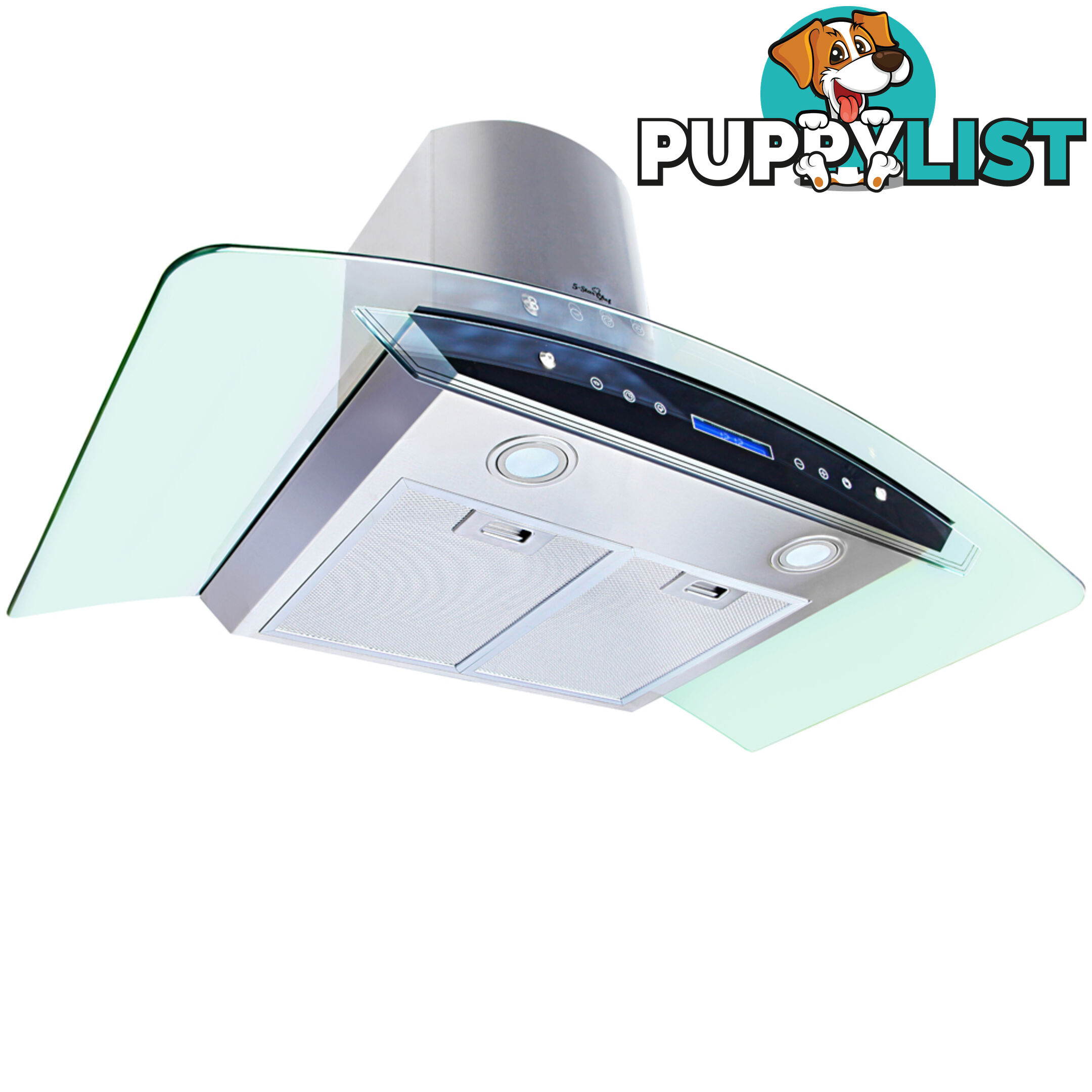 5 Star Chef 3 Fan Speed Rangehood 90cm