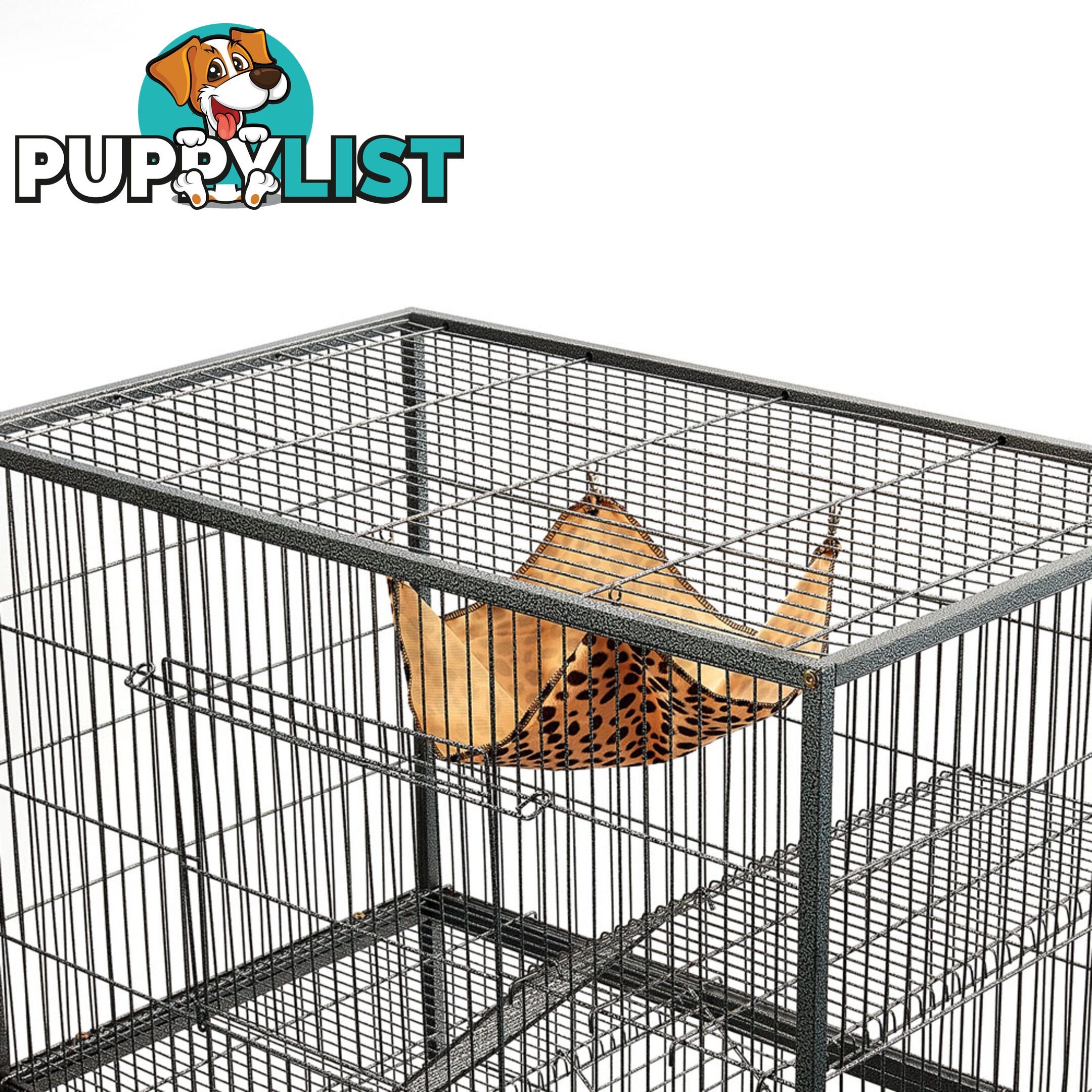 136cm Multi Level Bird Cage 3 Level Cat Ferret Hamster Rat Parrot Budgie Aviary