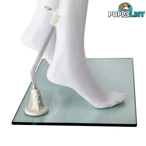 Full Body Female Mannequin Cloth Display Tailor Dressmaker Egg Head White 175cm