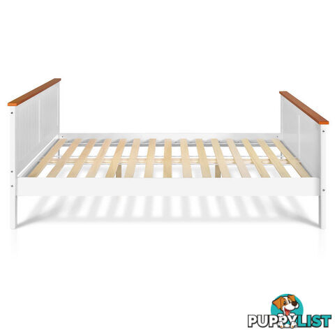 Pine Wood Queen Bed Frame