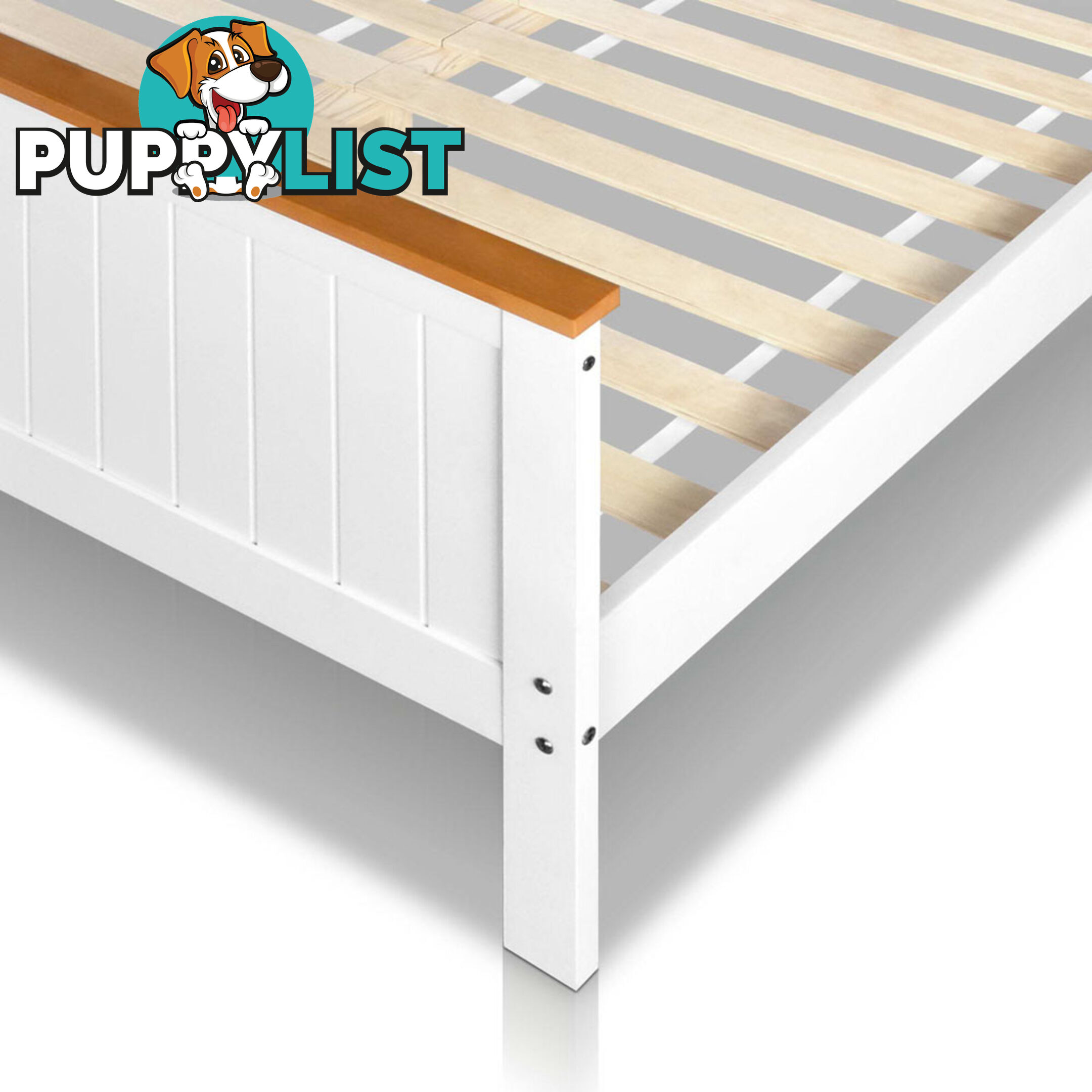 Pine Wood Queen Bed Frame